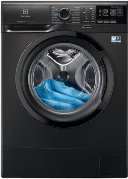 Electrolux Стиральная машина фронтальная, 6кг, 1000, A+++, 41см, дисплей, черный EW6S406BXU фото
