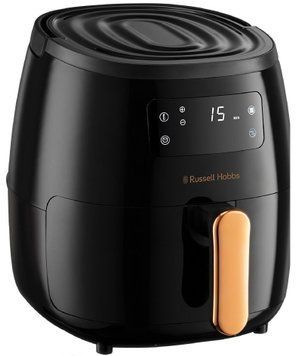 Мультипечь Russell Hobbs SatisFry Air Large, 1650Вт, чаша-5л, сенсорное управл., алюминий/пластик, черно-медный 26510-56 фото
