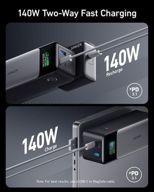 Портативное зарядное устройство Anker PowerCore 737 GaNPrime 24000 mAh Black (6837233)