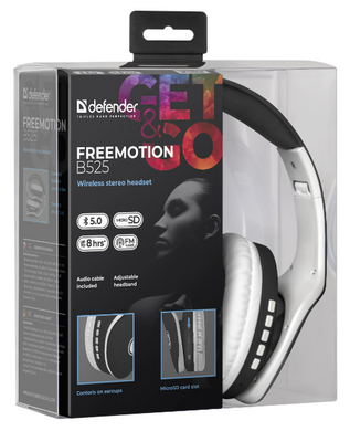 Гарінтура Defender FreeMotion B525 White/Black (63525) (6492203) 63525 фото