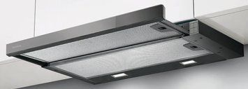 Faber Вытяжка телескопическая, 60см, 701м3ч, Flexa Ng Glass Lux Bk A60, черный 315.0635.137 фото