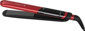 Remington Випрямляч Silk Straightener, 300Вт, 150-235С, дисплей, кейс, кераміка, чорно-червоний (198644) S9600 фото