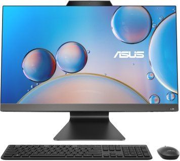 ПК Моноблок ASUS M3702WFAK-BPE0290 27" FHD AG, AMD R5-7520U, 8GB, F256GB, UMA, WiFi, кл+м, Без ОС, черный