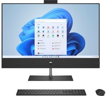 HP Комп'ютер персональний моноблок Pavilion 31.5" UHD IPS, Intel i5-13400T, 16GB, F1TB, NVD3050-4, WiFi, кл+м, DOS, чорний (378494) A45E6EA фото