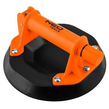 Вакуумная присоска NEO Tools 56-800 с насосом для плитки и стекла, 160 кг, в кейсе. 56-800 фото