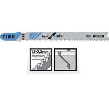 Пиляльне полотно Bosch Basic for Metal T 118 B 5шт(2608631014)