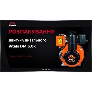 Двигатель дизельный Vitals DM 6.0k
