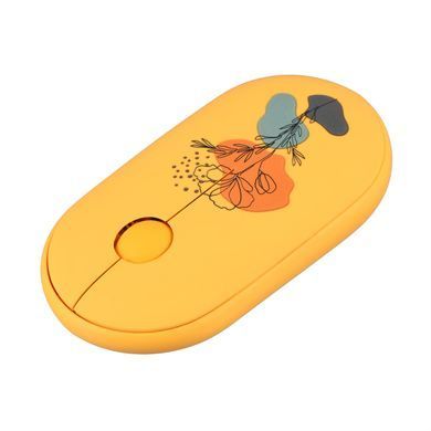 2E Миша MF300 FLORA:POPPY Silent WL BT, жовтий (374322) 2E-MF300WFLORAYW фото