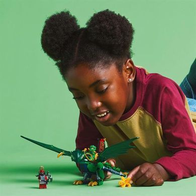 Конструктор LEGO NINJAGO Зеленый лесной дракон Ллойда 128 деталей (71829)