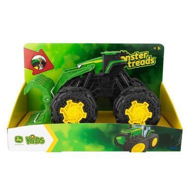 Машинка Трактор John Deere Kids Monster Treads з ковшем і великими колесами (47327) dt_14112 фото