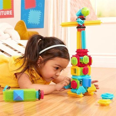 Конструктор Battat Bristle Blocks Строитель 56 деталей (BT3070Z) dt_96013 фото