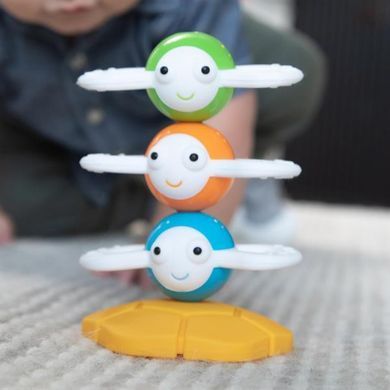 Магнітна пірамідка Fat Brain Toys Dizzy Bees Веселі бджілки (F294ML) dt_13681 фото