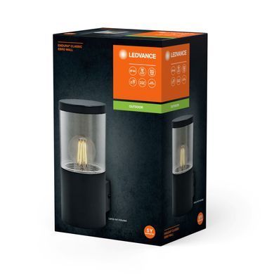 Светильник фасадный LEDVANCE ENDURA CLASSIC EBRO WALL E27 IP44 черный