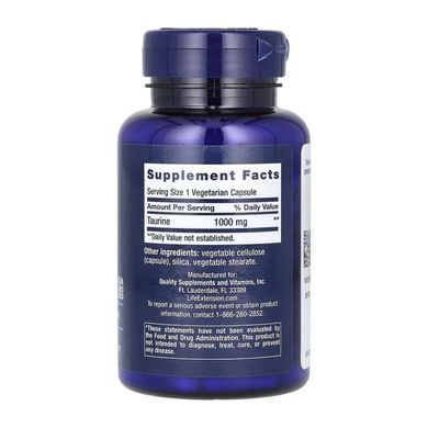 Taurine 1000mg - 90 vcaps