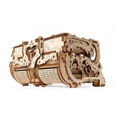 Деревянный механический 3D конструктор Ugears Антикварная шкатулка (70089) dt_93600 фото