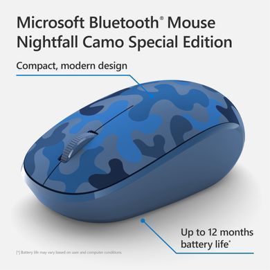 Microsoft Миша Camo SE Bluetooth Blue Camo (359172) 8KX-00024 фото