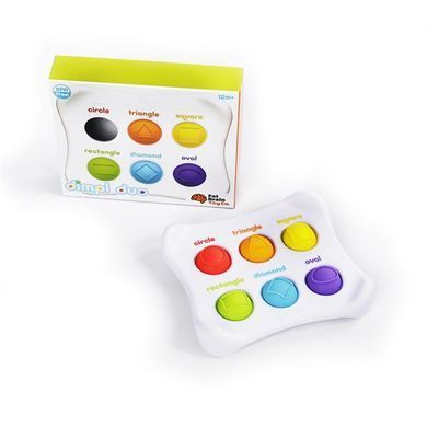 Іграшка-антистрес Fat Brain Toys Dimpl Duo Брайль Колір Форма Назва (FA208-1) dt_9462 фото