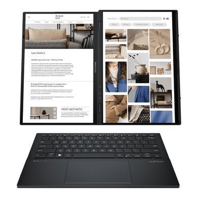 ASUS Ноутбук Zenbook Duo UX8406MA-PZ074W 14" 3K OLED, Intel Ultra 9 185H, 32GB, F2TB, UMA, Win11, Серый 90NB12U1-M008Z0 фото