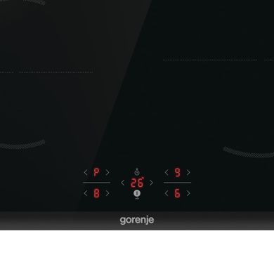 Gorenje Варильна поверхня індукційна, 60см, PowerBoost, TouchControl, чорний (379572) GI6401BC фото