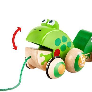 Деревянная каталка Hape Жабки (E0365) dt_28370 фото