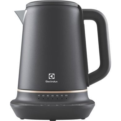 Электрочайник Electrolux 1,7л, Strix, металл, мат, поддержка темп, черный (351050) E7K1-6BP фото
