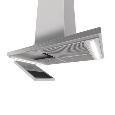 Витяжка Gorenje похила, 60см, 608м.куб/год, чорний WHI649EXBG фото