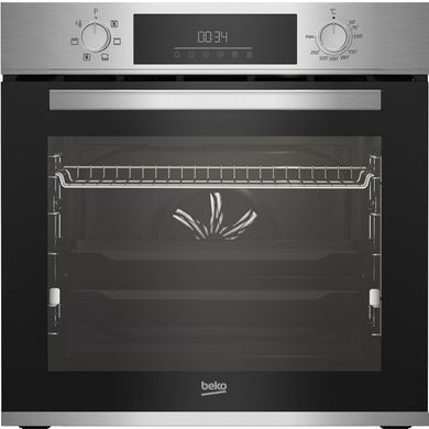 Beko Духова шафа електрична, 72л, A, конвекція, нерж (372312) BBIE123001XD фото