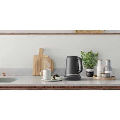Электрочайник Electrolux 1,7л, Strix, металл, мат, поддержка темп, черный (351050) E7K1-6BP фото