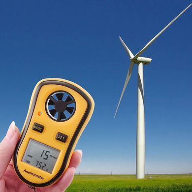 Цифровий крильчастий анемометр 0,1-30 м/с, -10-45 &deg;C BENETECH GM8908