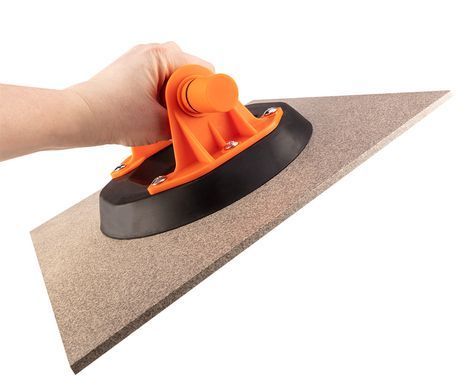 Вакуумная присоска NEO Tools 56-800 с насосом для плитки и стекла, 160 кг, в кейсе. 56-800 фото