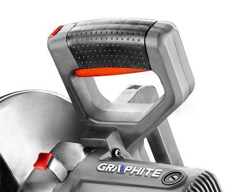 Пила торцовочная GRAPHITE 59G812, 1800 Вт, с протяжкой и лазерным указателем, диск 254 мм. 59G812 фото