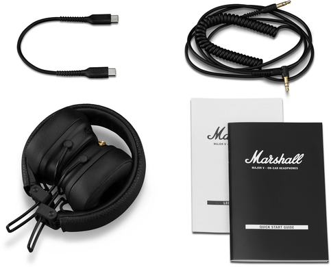 Навушники Marshall Headphones Major V Black (1006832) (7003222) 1006832 фото