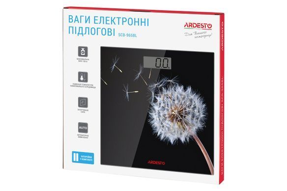 Весы Ardesto напольные BL (315125) SCB-965BL фото