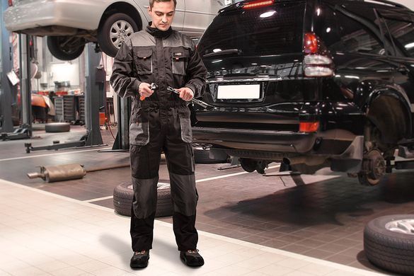 Комбинезон рабочий для мастеров Neo Tools 81-250 с усилением в местах износа