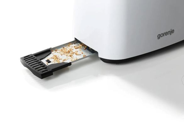 Gorenje Тостер, 850Вт, функц. розморожування, автовідключення, пластик, білий (376351) T700XG фото