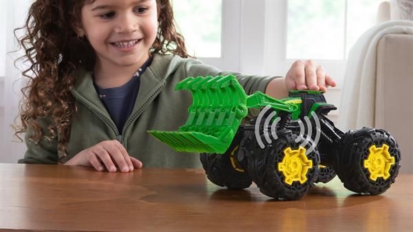 Машинка Трактор John Deere Kids Monster Treads з ковшем і великими колесами (47327) dt_14112 фото