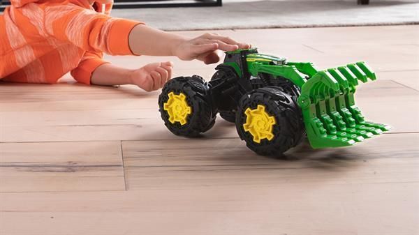 Машинка Трактор John Deere Kids Monster Treads з ковшем і великими колесами (47327) dt_14112 фото