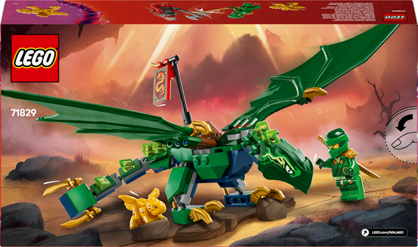 Конструктор LEGO NINJAGO Зеленый лесной дракон Ллойда 128 деталей (71829)