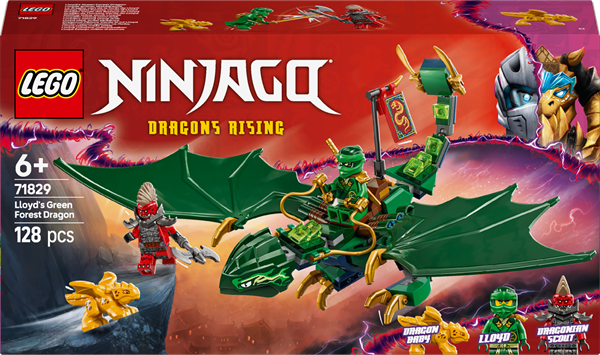 Конструктор LEGO NINJAGO Зеленый лесной дракон Ллойда 128 деталей (71829)