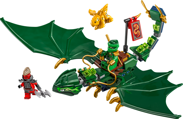 Конструктор LEGO NINJAGO Зеленый лесной дракон Ллойда 128 деталей (71829)