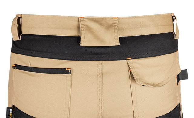 Рабочие брюки NEO TOOLS 81-350-3 Mix&Match Canvas Cordura, бежевые/черные, усиленные M