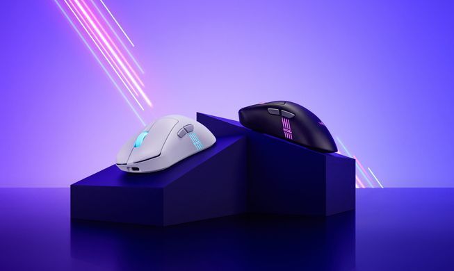 Миша ASUS ROG Keris II Origin, RGB, USB-A/WL/BT, чорний (392858) 90MP04A0-BMUA00 фото
