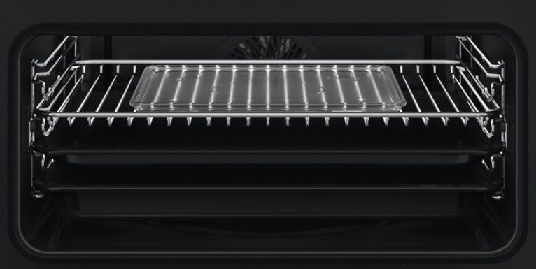 Electrolux Духова шафа електрична компактна, 43л, дисплей, конвекція, ф-ція мікрохвиль, чорний матовий (365929) KVLBE08T фото