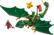 Конструктор LEGO NINJAGO Зеленый лесной дракон Ллойда 128 деталей (71829)