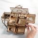 Деревянный механический 3D конструктор Ugears Антикварная шкатулка (70089) dt_93600