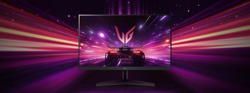 LG Монітор 23.8" 24GS60F-B HDMI, DP, Audio, IPS, 180Hz, 1ms, sRGB 99%, G-SYNC, FreeSync, HDR10 (384143) 24GS60F-B.ADRZ фото