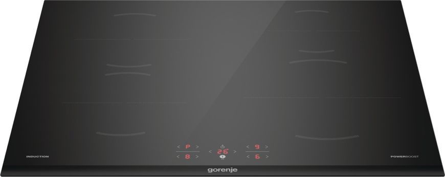 Gorenje Варильна поверхня індукційна, 60см, PowerBoost, TouchControl, чорний (379572) GI6401BC фото