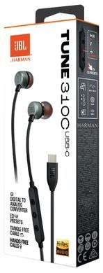 Навушники JBL TUNE 310C USB-C Black (JBLT310CBLK) (6995501) JBLT310CBLK фото