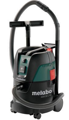 Metabo Пылесос профессиональный ASA 25 L PC, 1250Вт, 210мБар, бак 25л, 6.9кг 602014000 фото