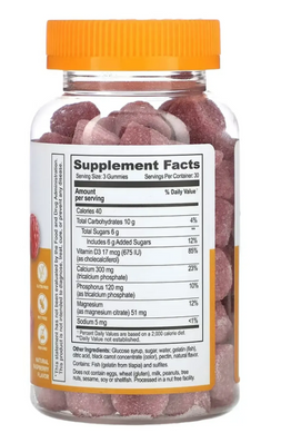 Calcium Magnesium + Vitamin D Adult - 90 gummies